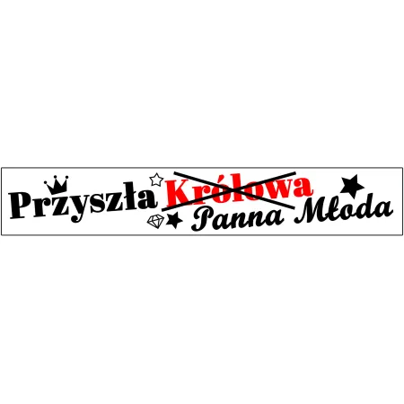 Szarfa RÓŻOWA Wieczór Panieński Przyszła Panna Młoda